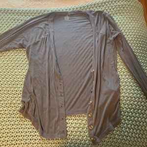 Grey American eagle cardigan